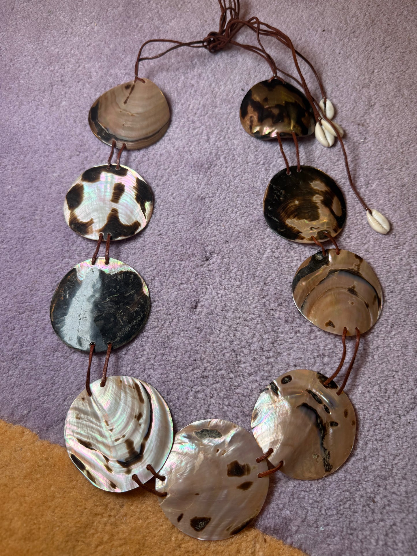 Iris Apfel's Vintage Massive Shell Necklace