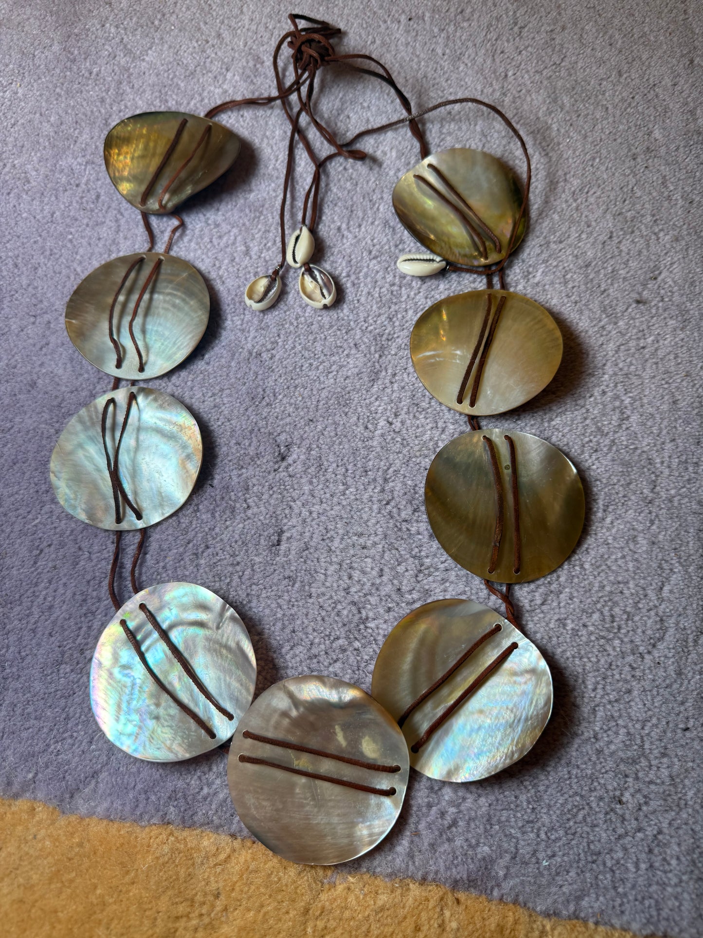 Iris Apfel's Vintage Massive Shell Necklace