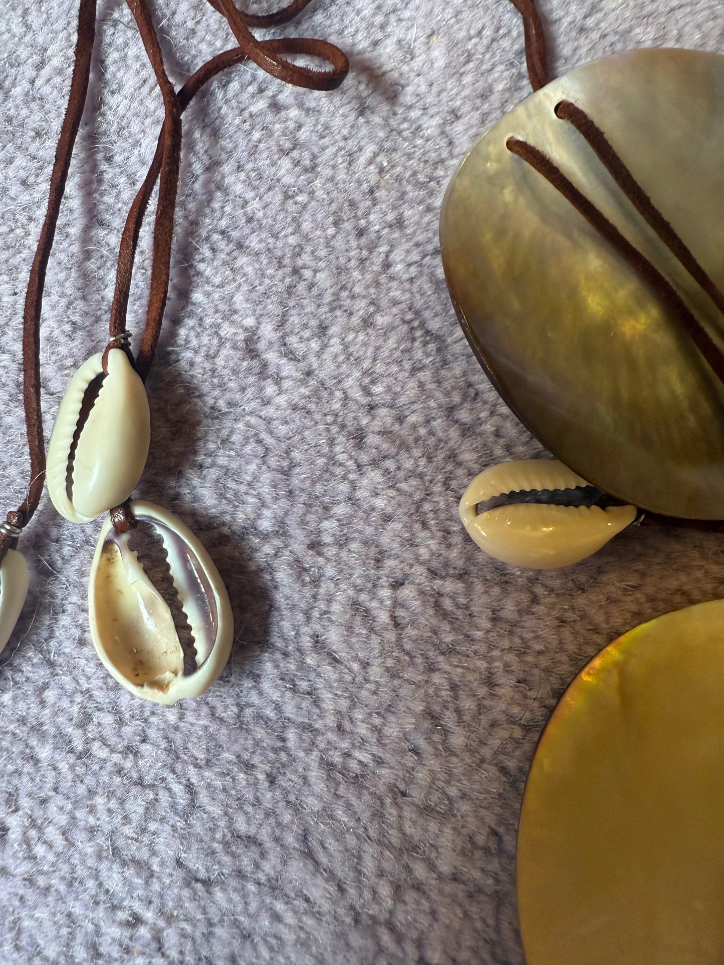 Iris Apfel's Vintage Massive Shell Necklace