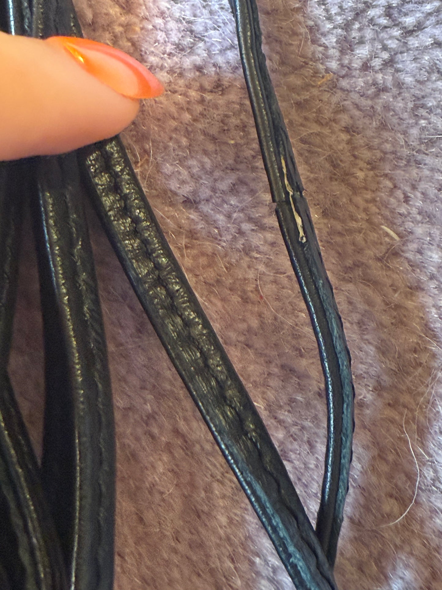 Iris Apfel's Vintage Monumental Monies Leather and Pearl Necklace