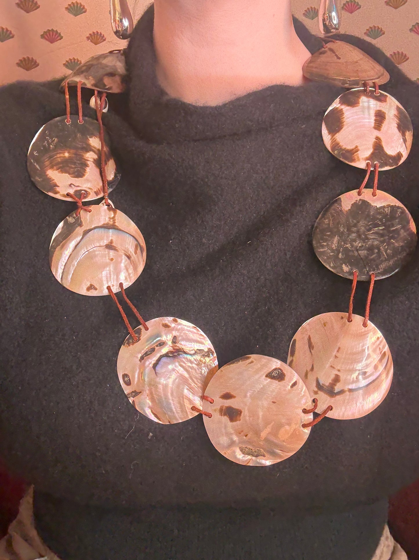 Iris Apfel's Vintage Massive Shell Necklace