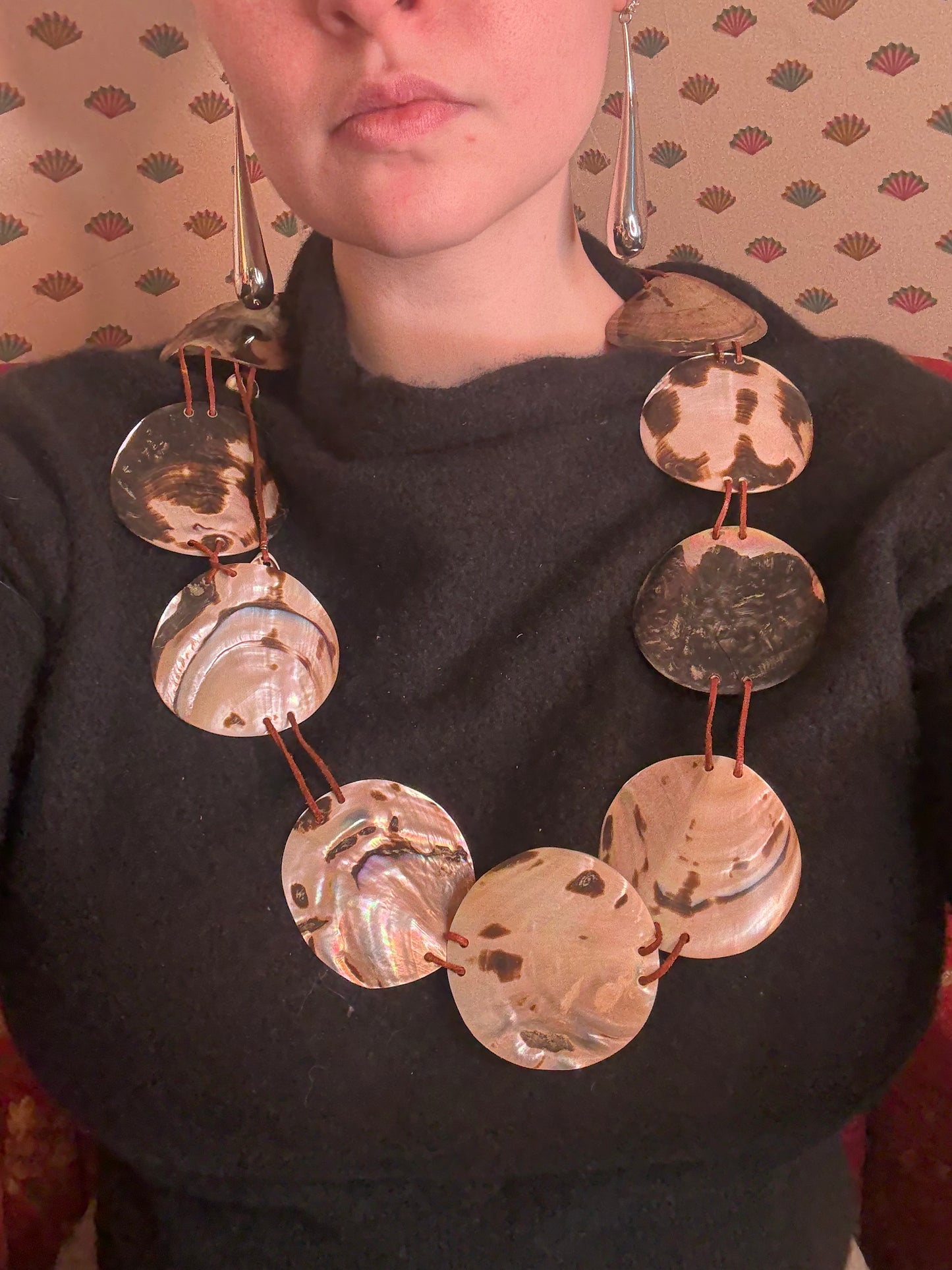 Iris Apfel's Vintage Massive Shell Necklace