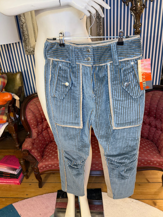 Iris Apfel's Vintage Gianfranco Ferré Corduroy Cropped Jodhpurs