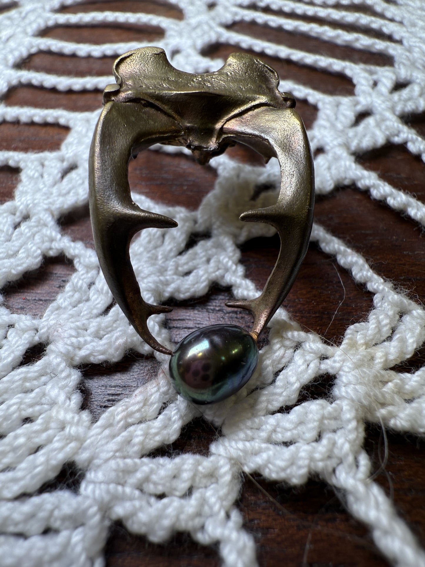 Vintage Stag Beetle Ring