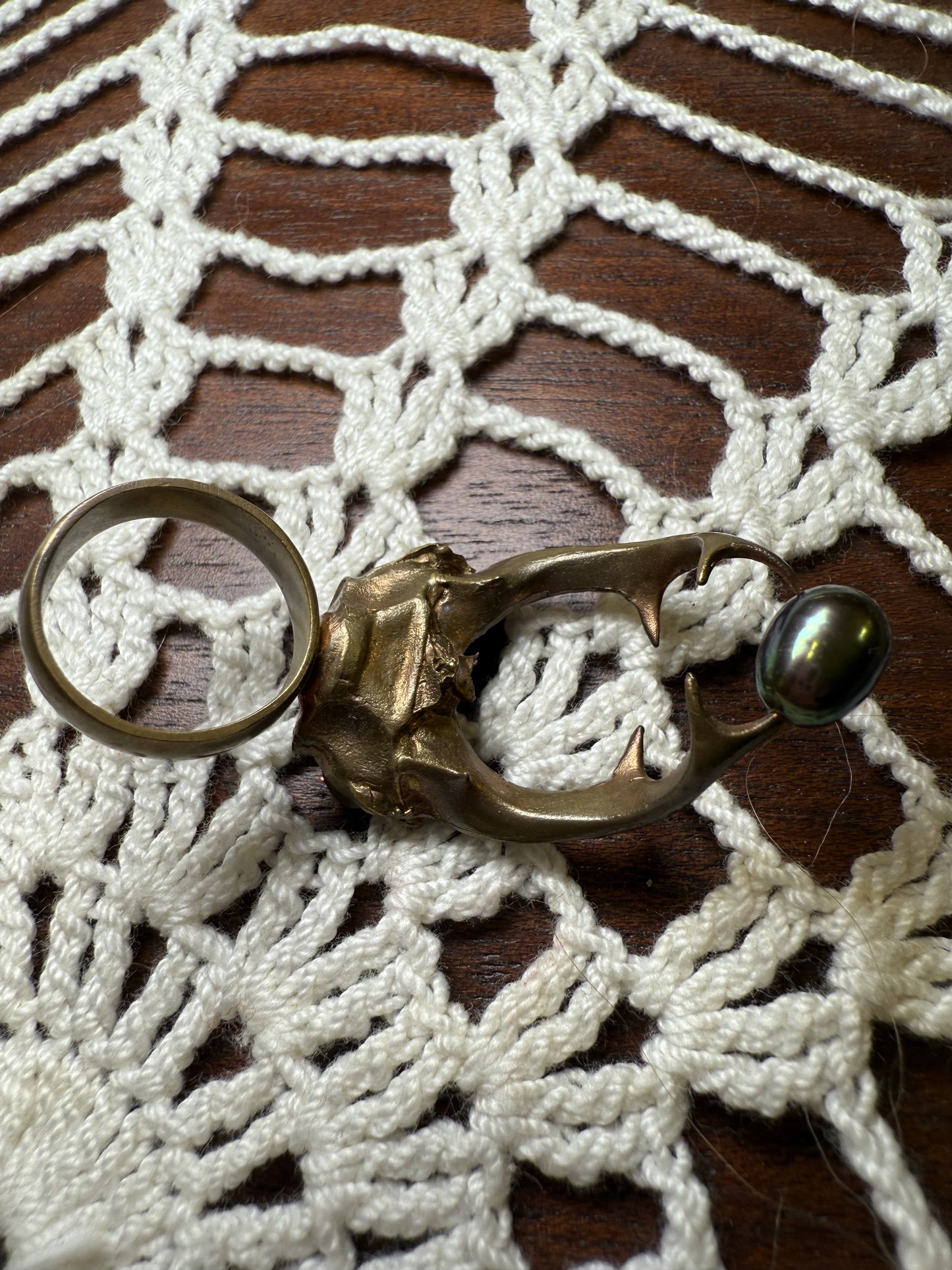 Vintage Stag Beetle Ring