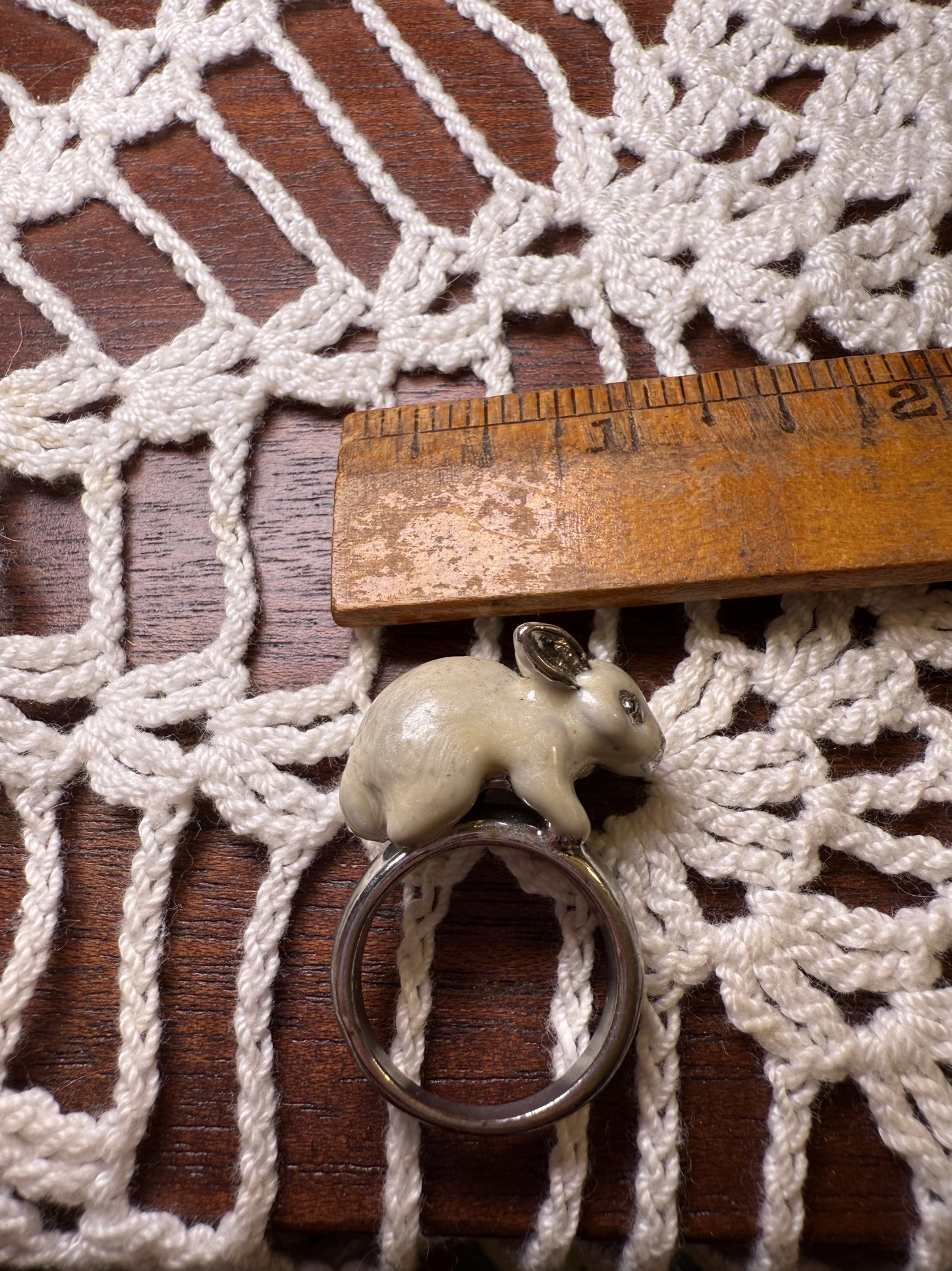 Vintage Bunny Ring