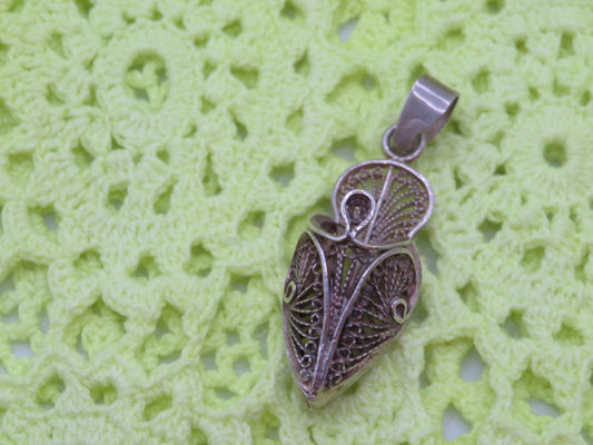 Vintage Sterling Silver French Moroccan Slipper Charm