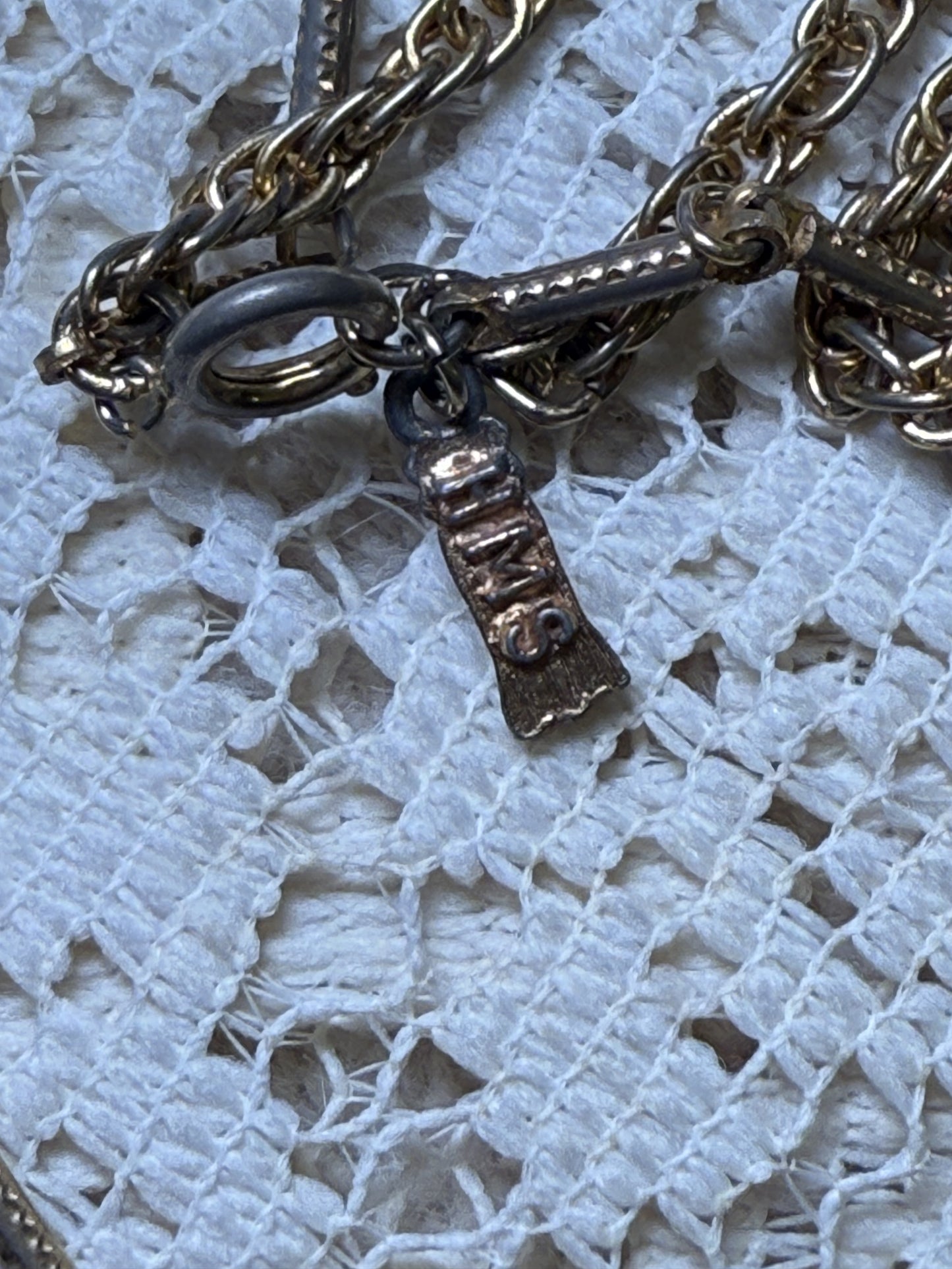 Vintage Purse Locket Chain Necklace