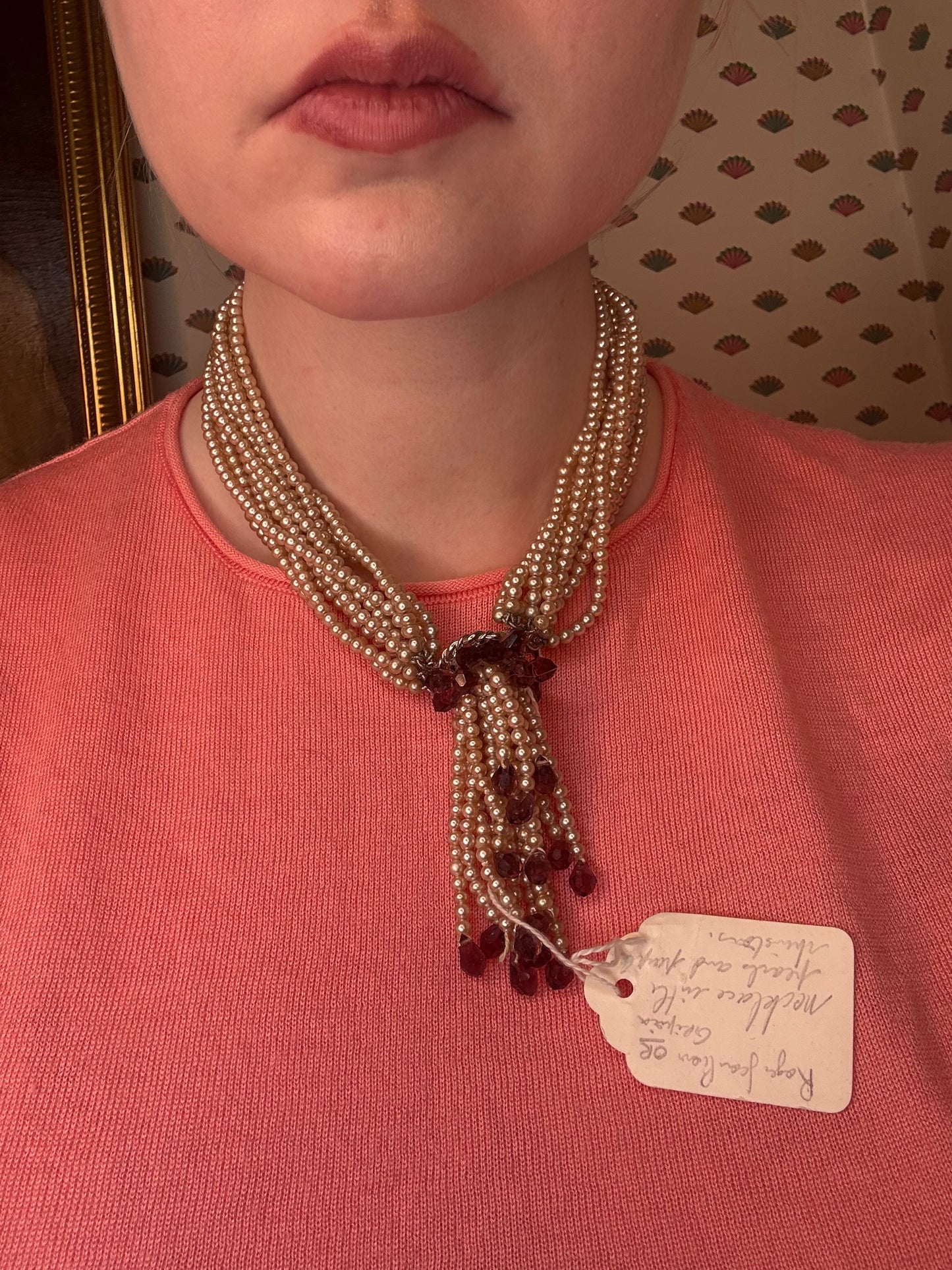Iris Apfel's Vintage Roger Jean Pierre or Gripoix Pearl Necklace