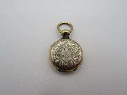 Antique Victorian Gold Filled Baby Mourning Locket