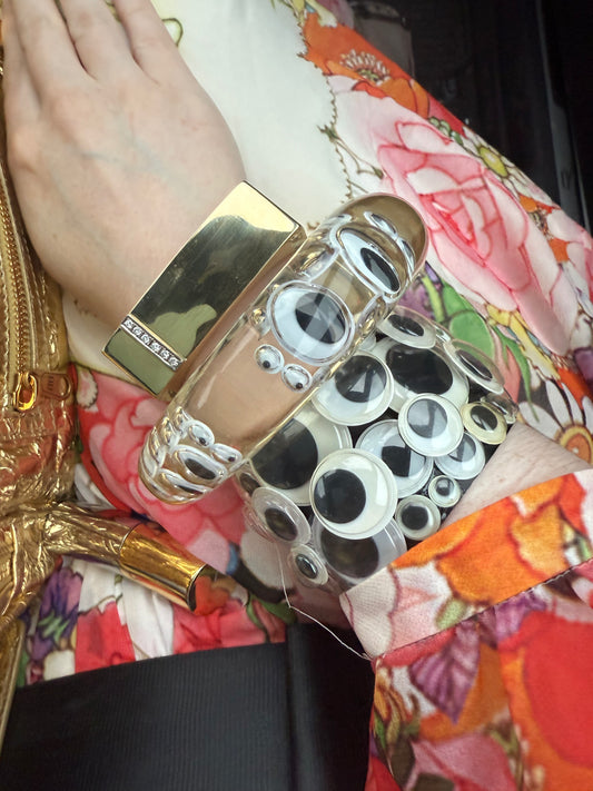 Vintage Googly Eye Bracelet - Iris Apfel Book Piece
