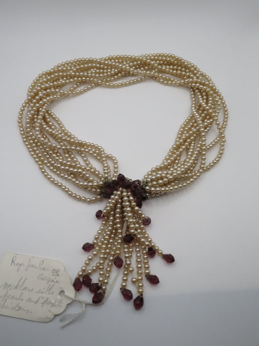 Iris Apfel's Vintage Roger Jean Pierre or Gripoix Pearl Necklace