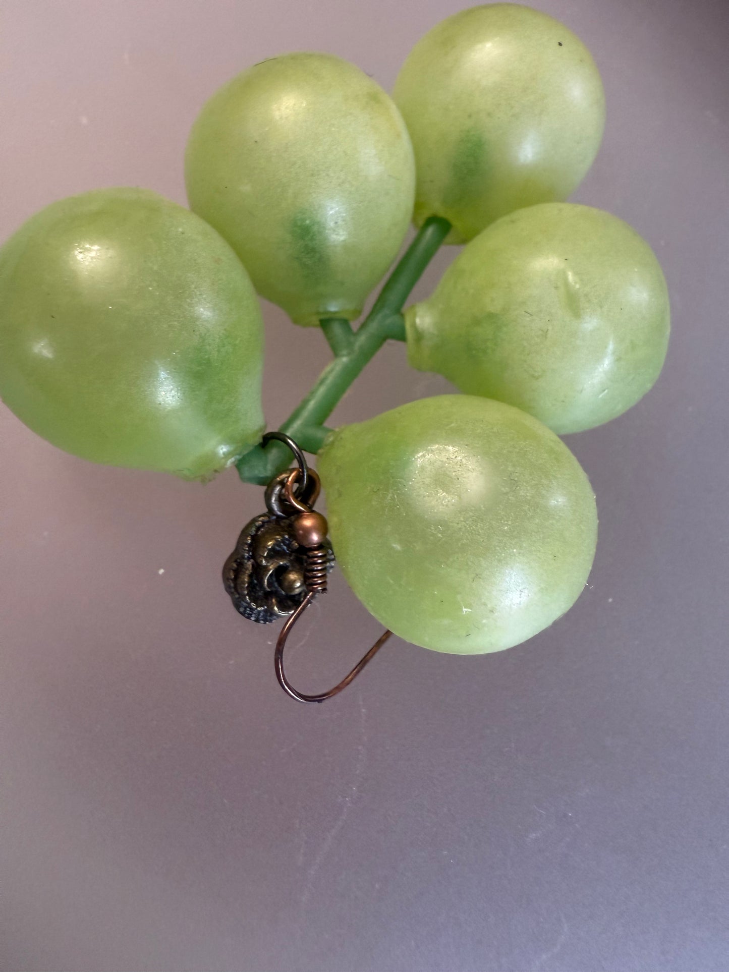 Realistic Grape Single Earring