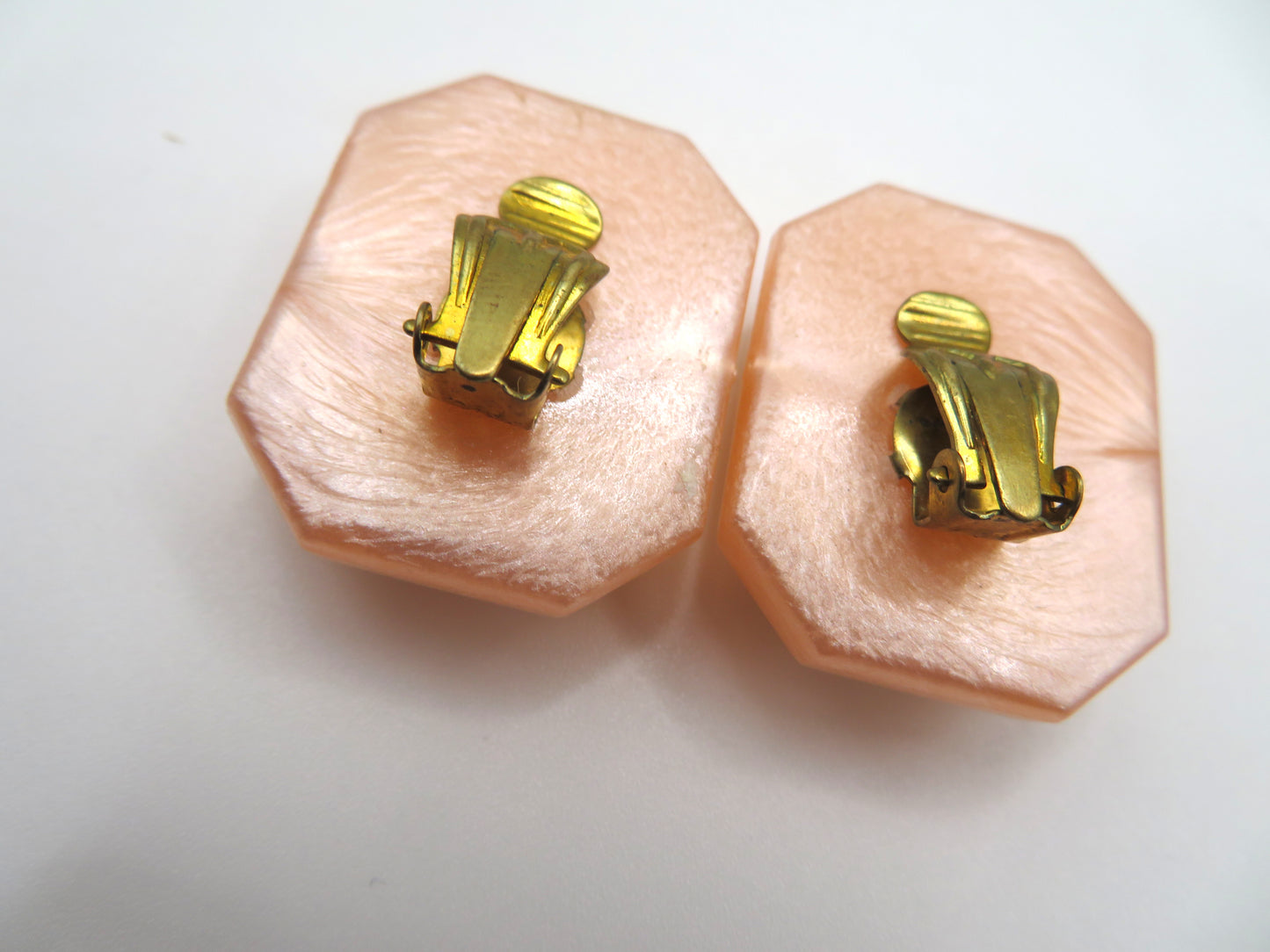Vintage Chunky Crystal Princess Clip On Earrings