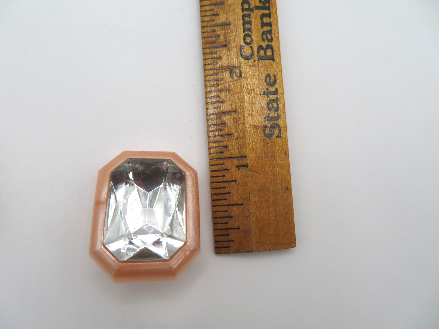Vintage Chunky Crystal Princess Clip On Earrings