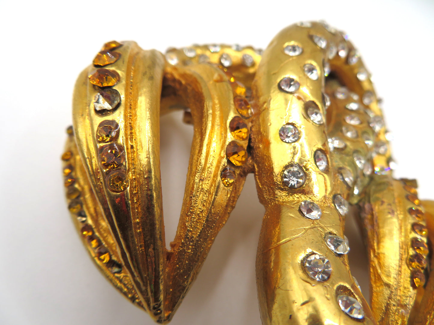 Vintage Christian Lacroix Monumental Huge Crystal Brooch