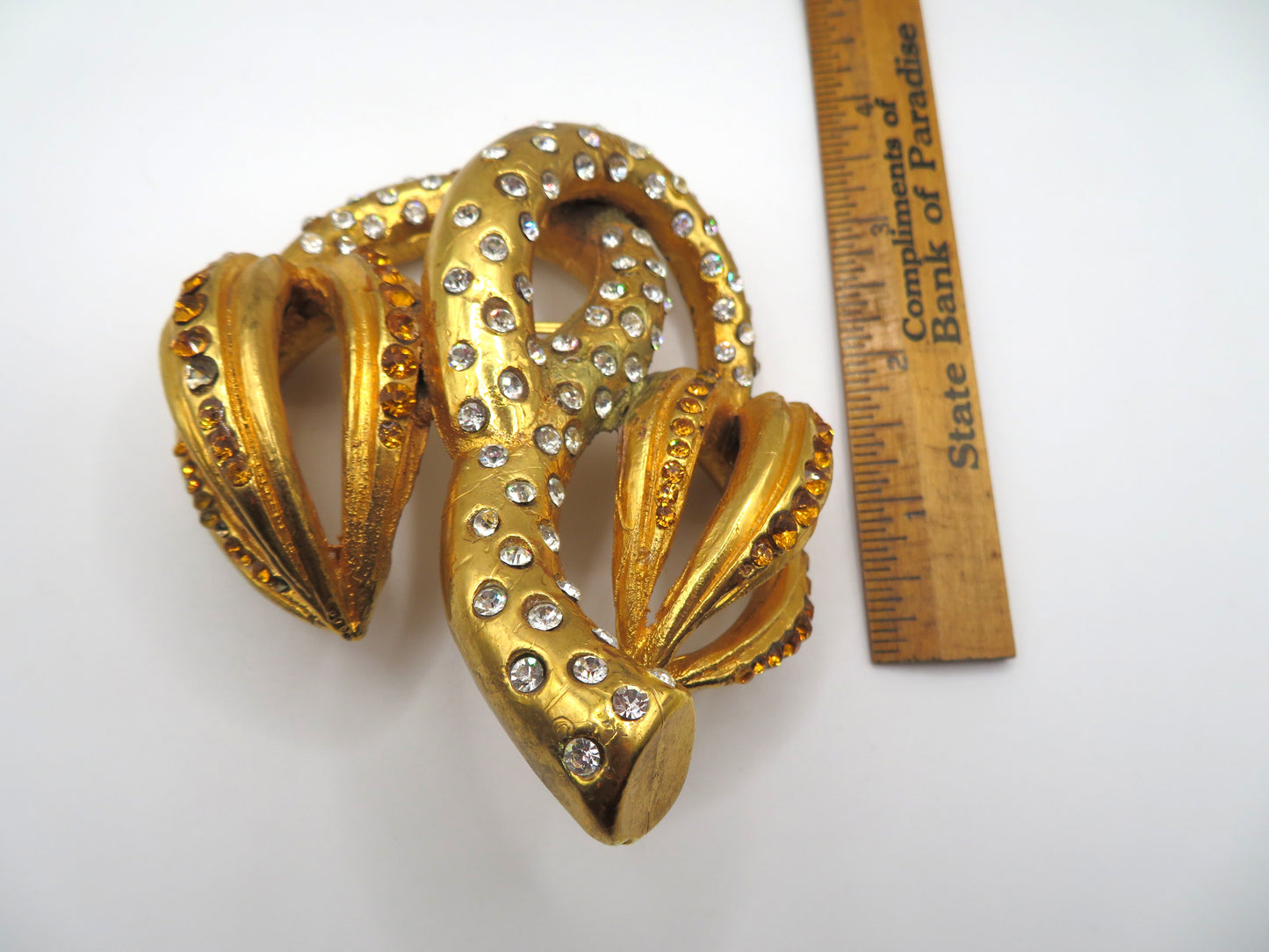 Vintage Christian Lacroix Monumental Huge Crystal Brooch