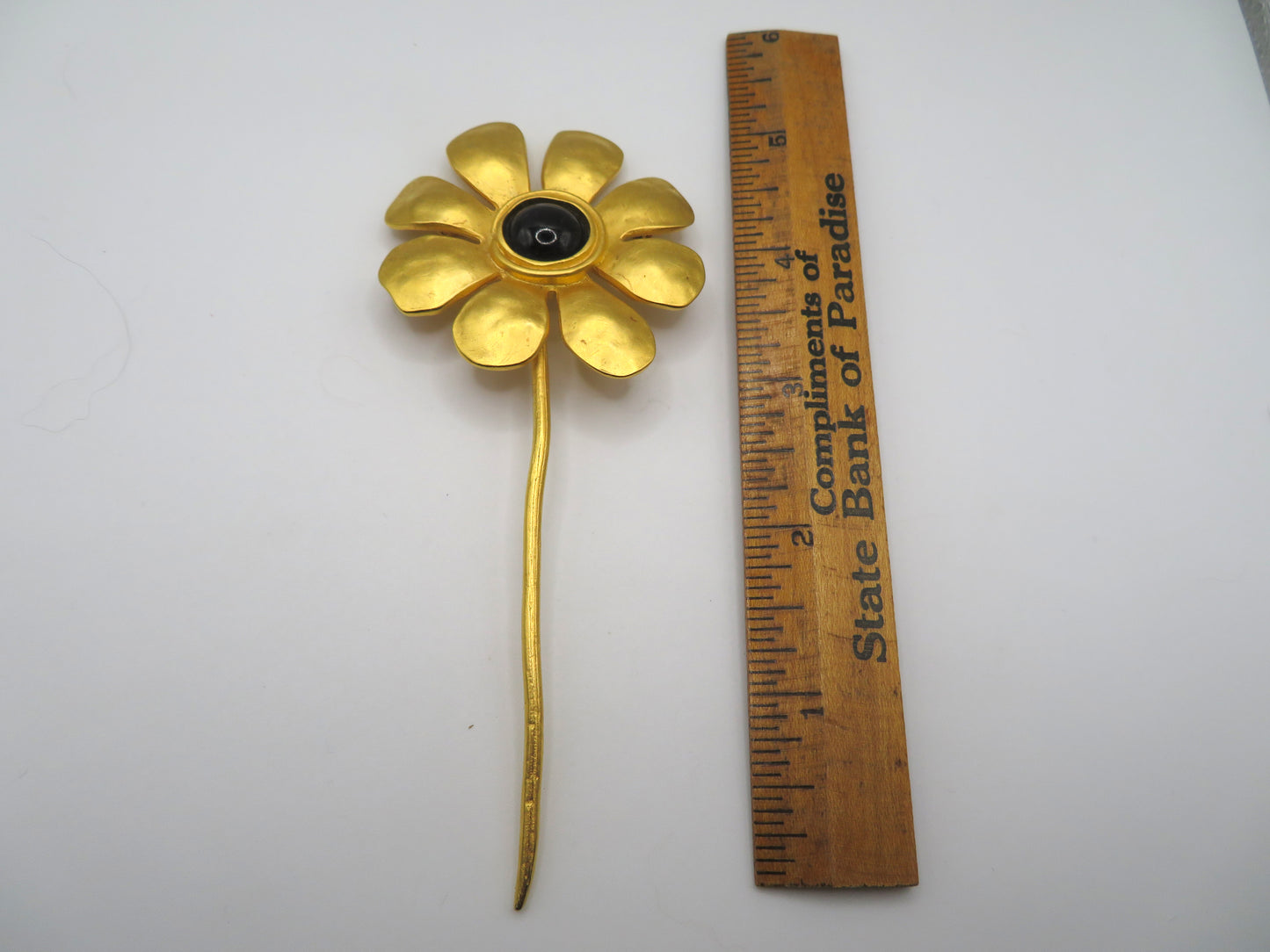 Vintage Karl Lagerfeld 1991 Extra Large Flower Brooch