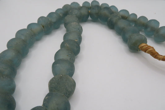 Iris Apfel's Vintage Chunky Seaform Green Glass Beaded Necklace