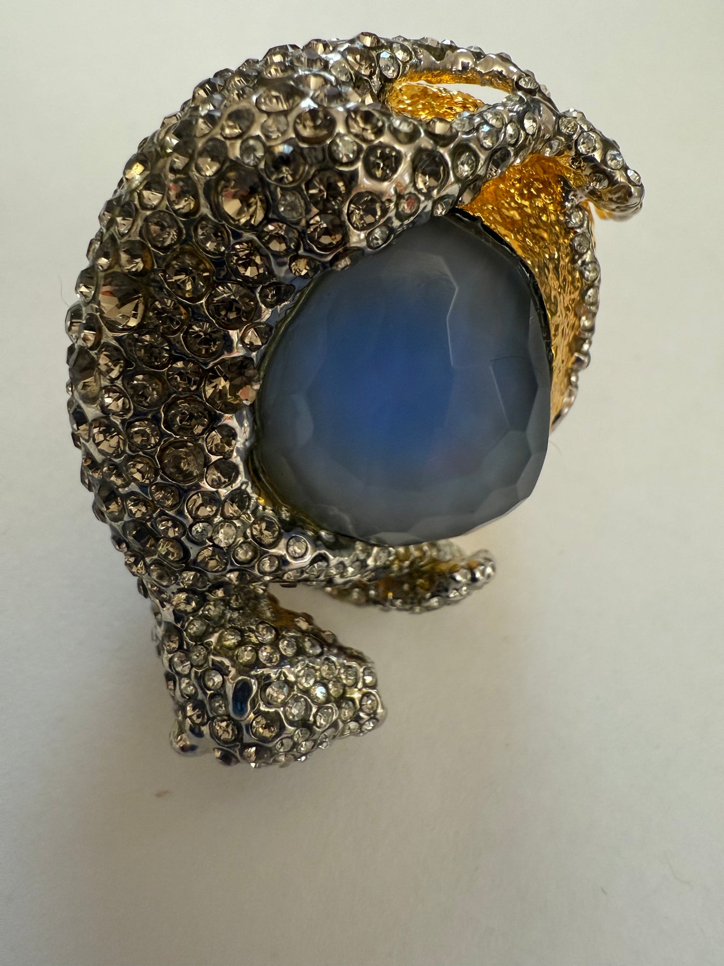 Iris Apfel's Alexis Bittar Crystal Panther Ring