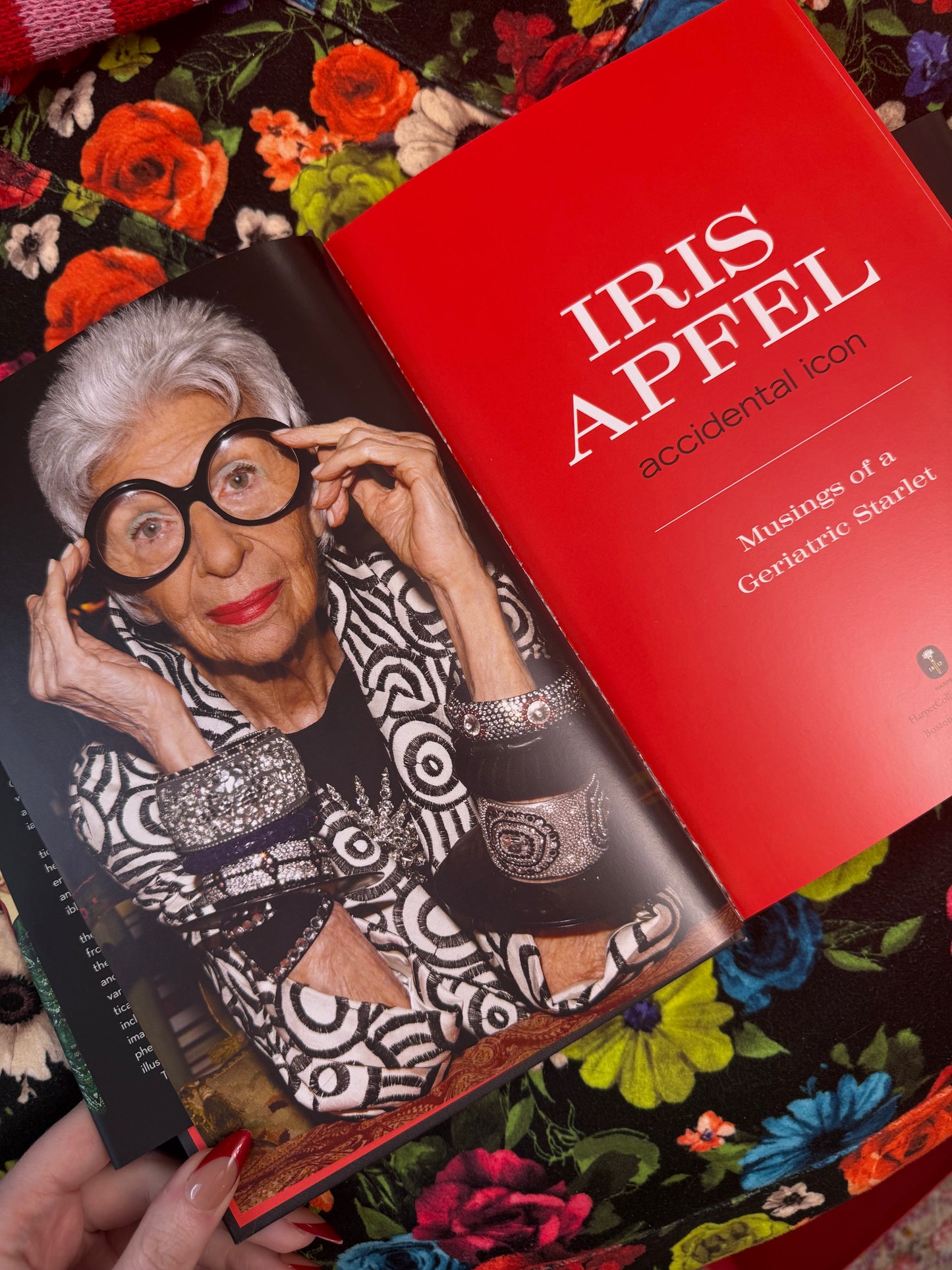 Iris Apfel's Highly Documented Vintage Massive Mirrored Ebony Bangle
