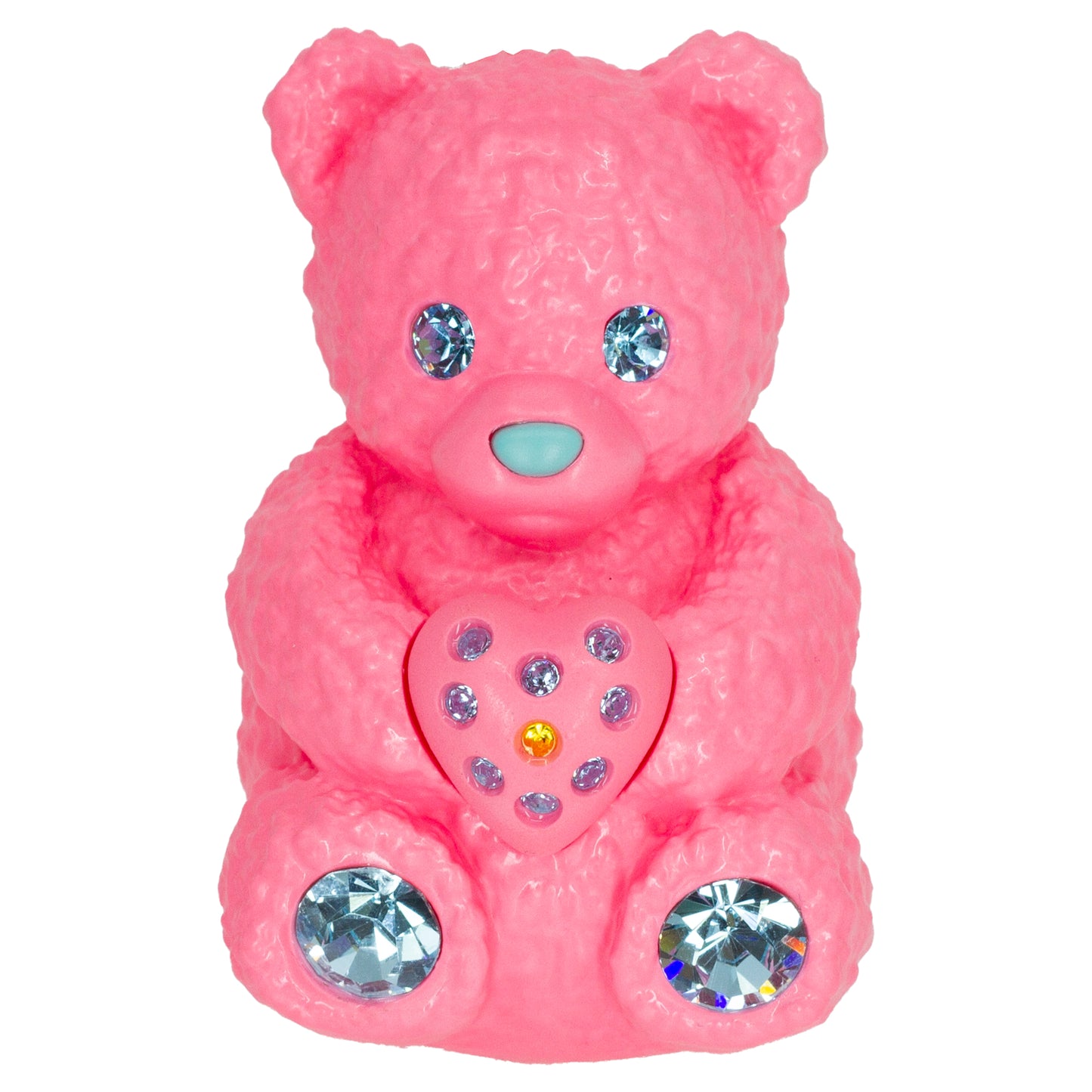 Bubble Gummy Bear Heart Charm Mood Ring