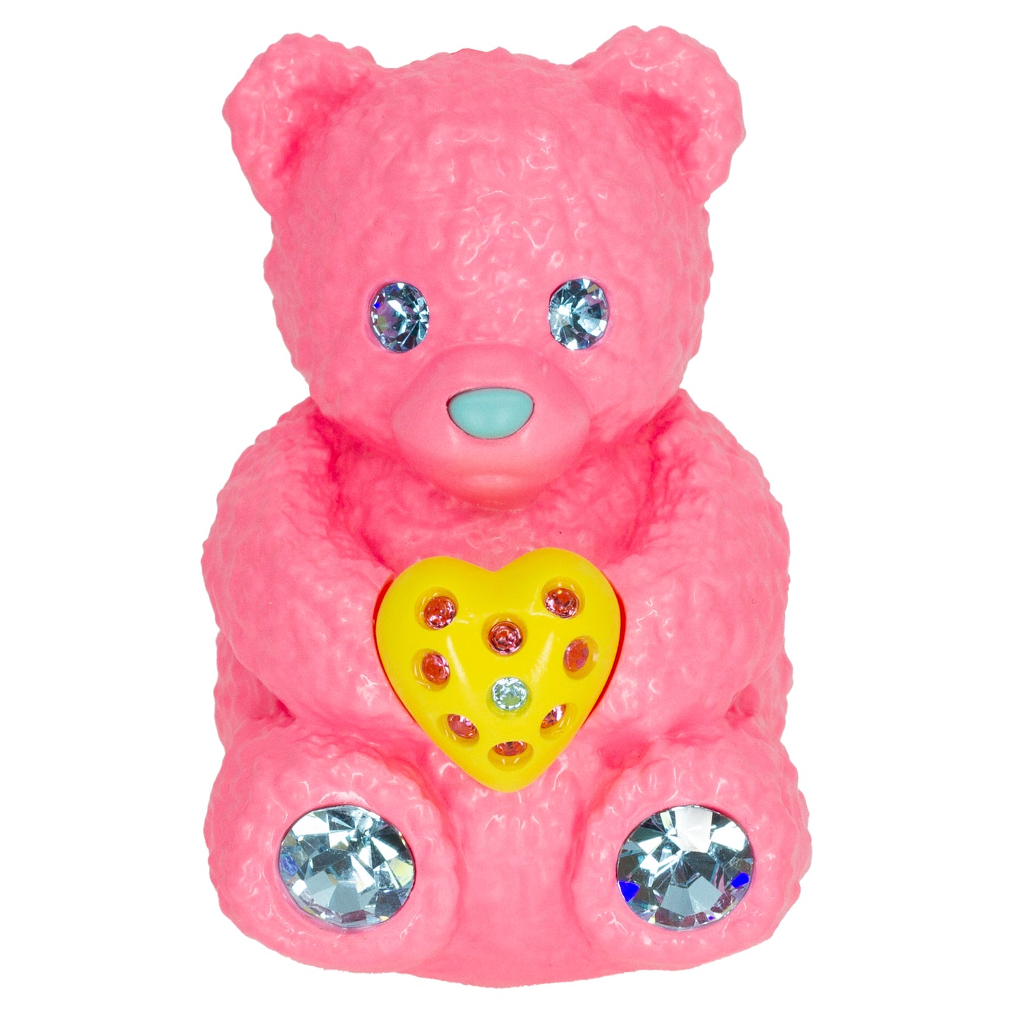 Bubble Gummy Bear Heart Charm Mood Ring