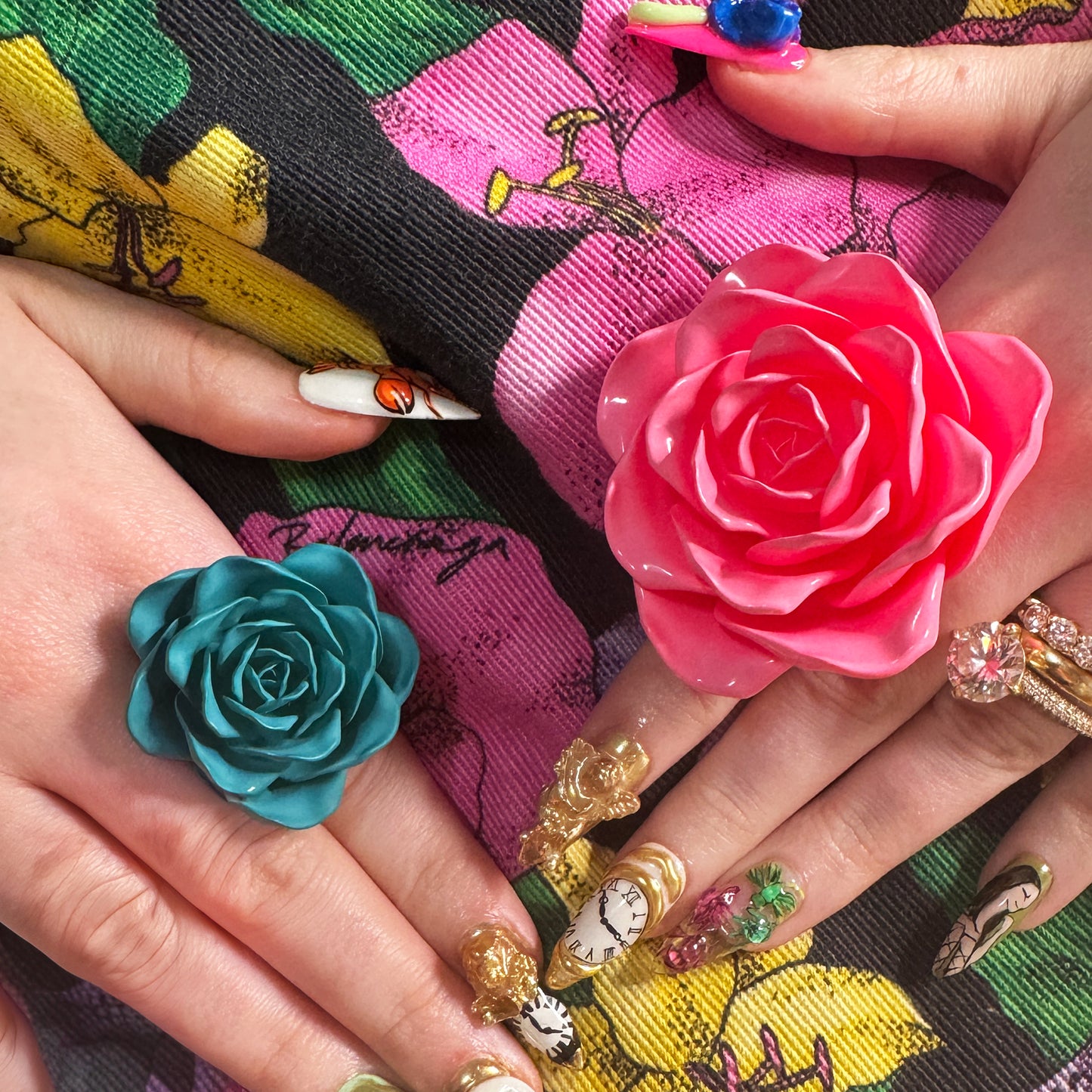 Bubble Gum Big Bloom Ring