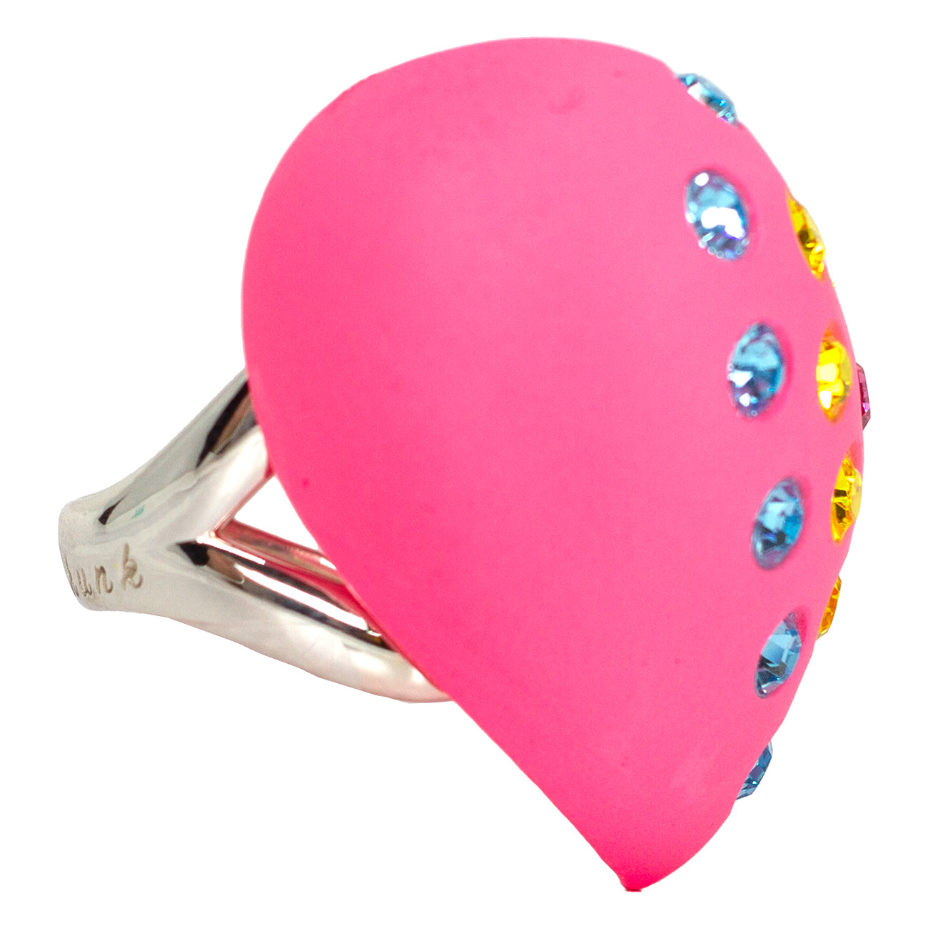 Bubble Gum Heart Puff Ring