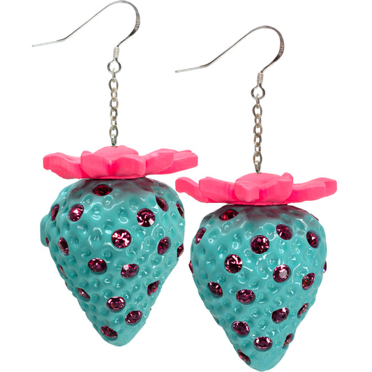 Cloud Strawberry Earrings