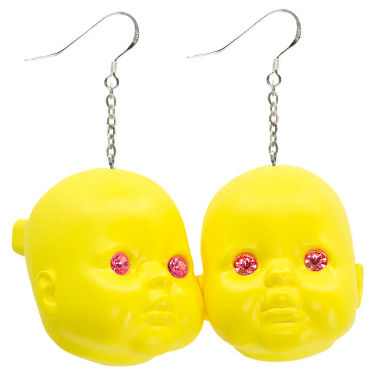 Strawberry Lemon Tart Baby Doll Earrings