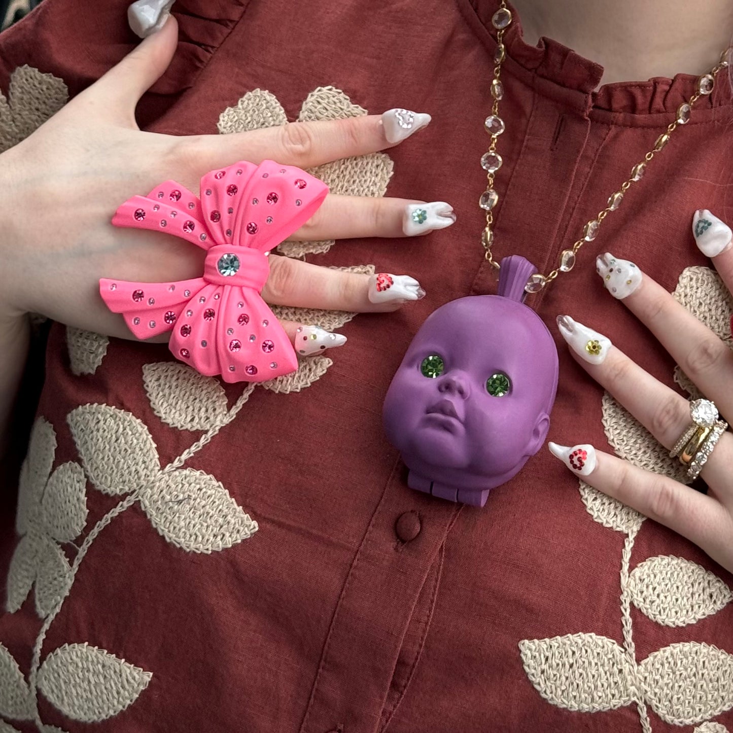 Cosmic Bow Puff Ring