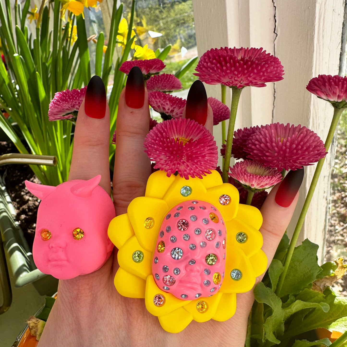 Pollinated Flower Child Doll Ring