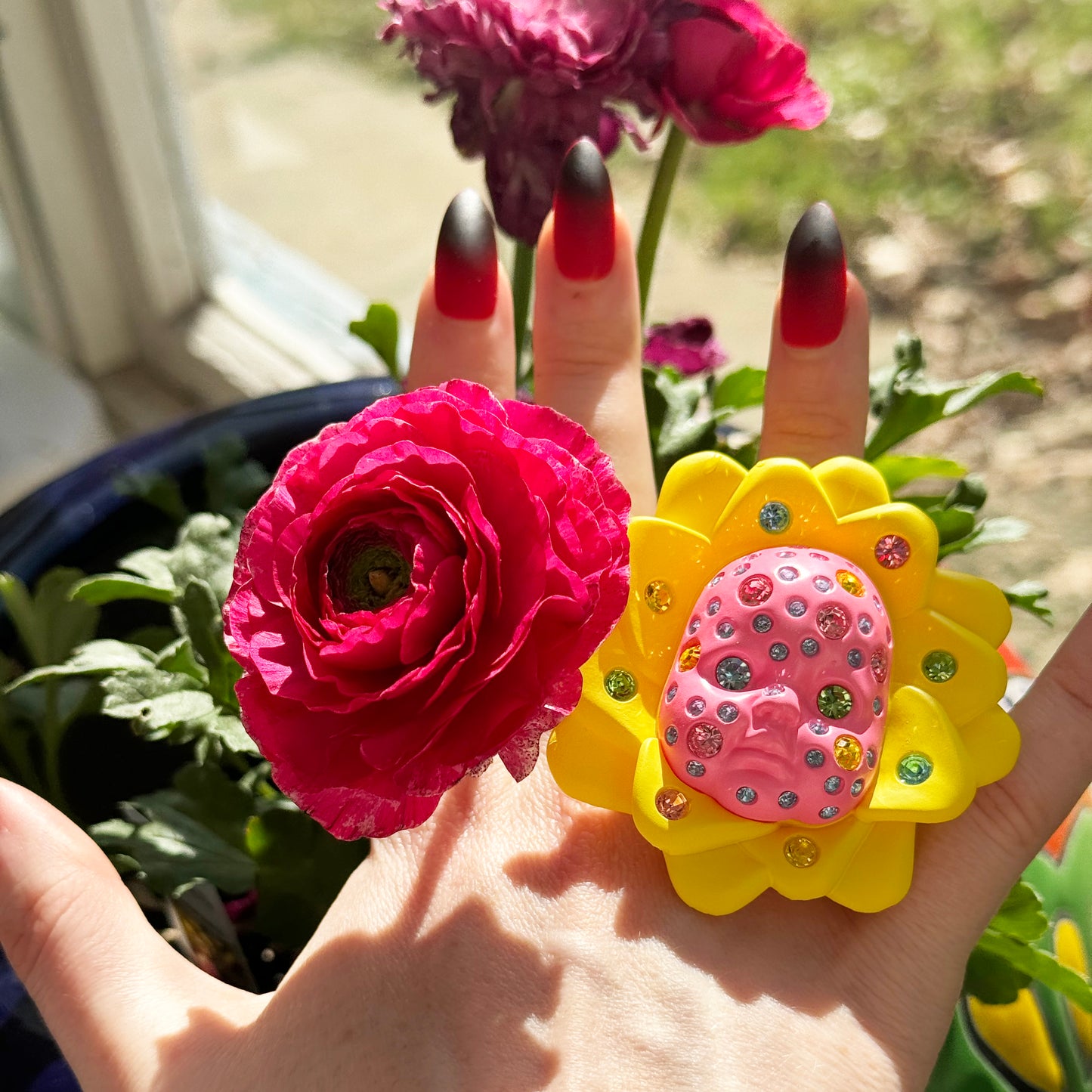 Pollinated Flower Child Doll Ring