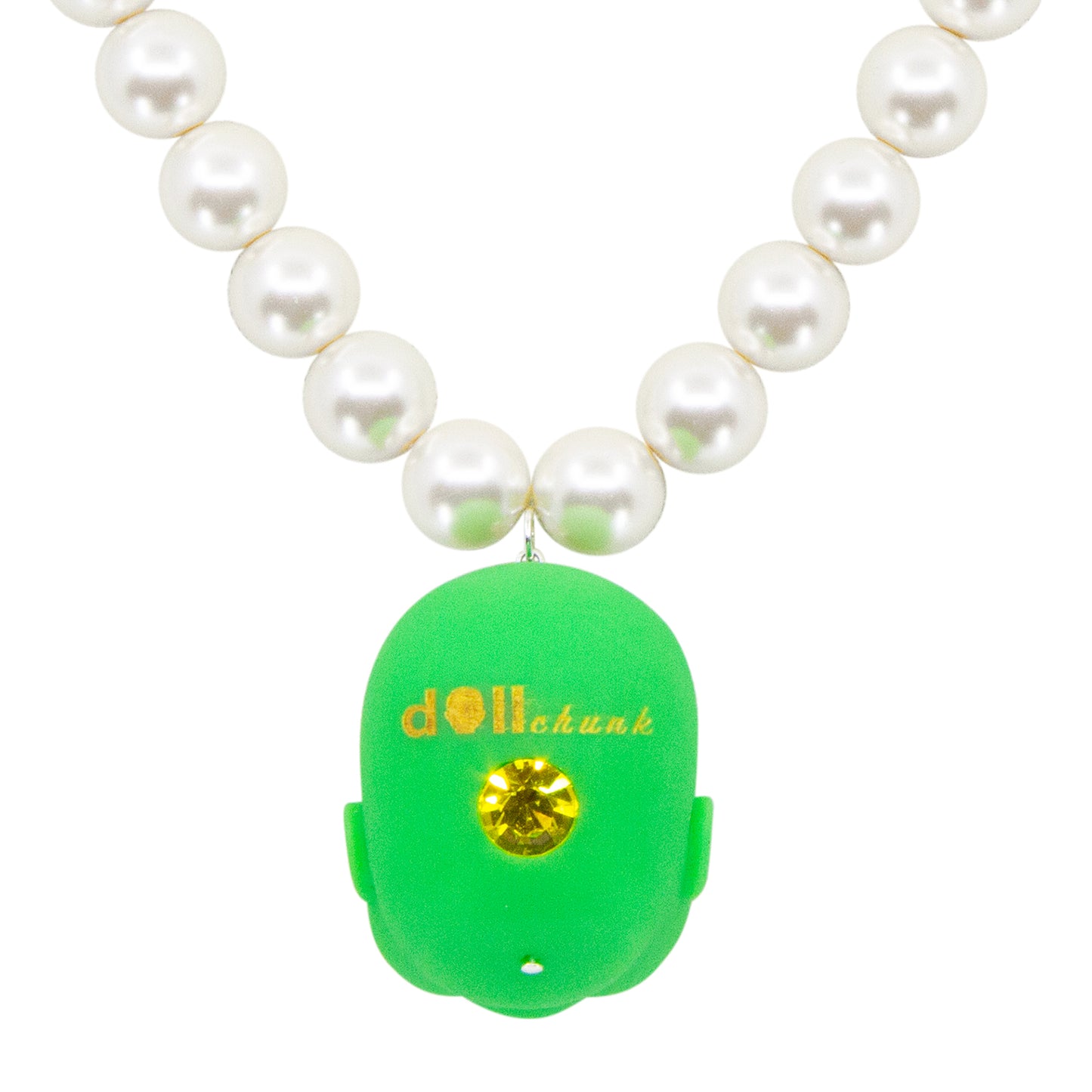 Key Lime Pie Baby Doll Pearl Necklace
