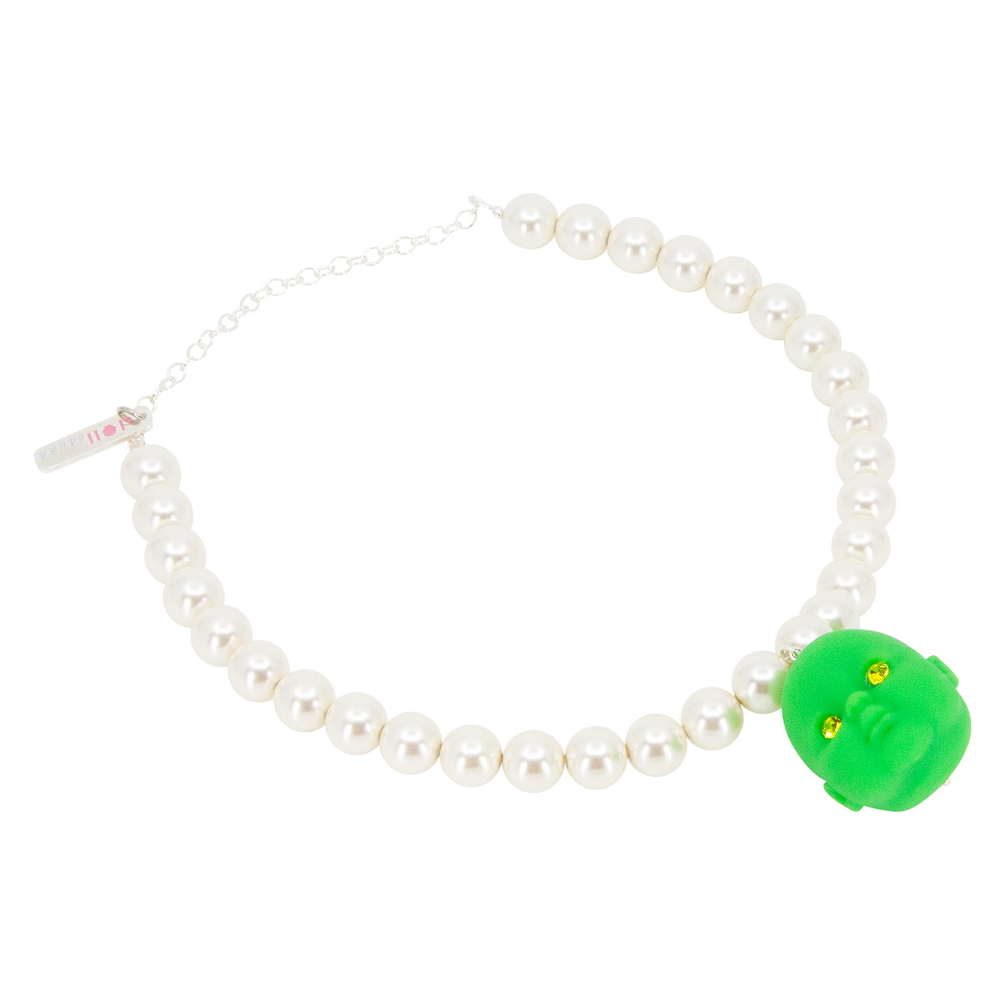 Key Lime Pie Baby Doll Pearl Necklace