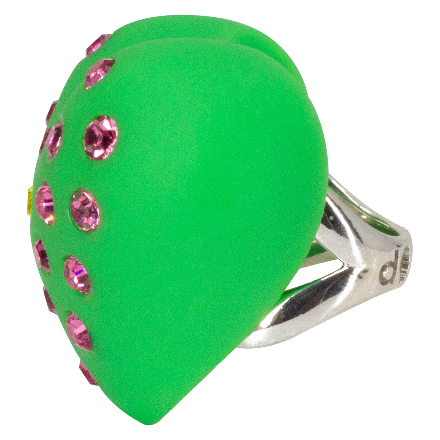 Watermelon Heart Puff Ring