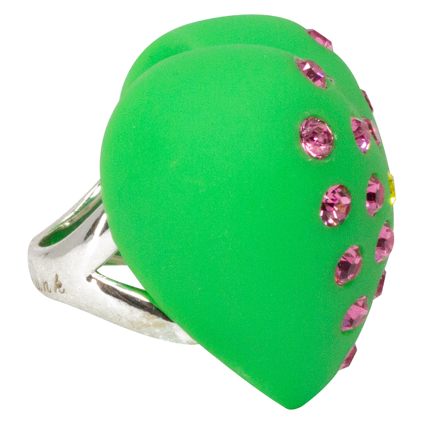 Watermelon Heart Puff Ring