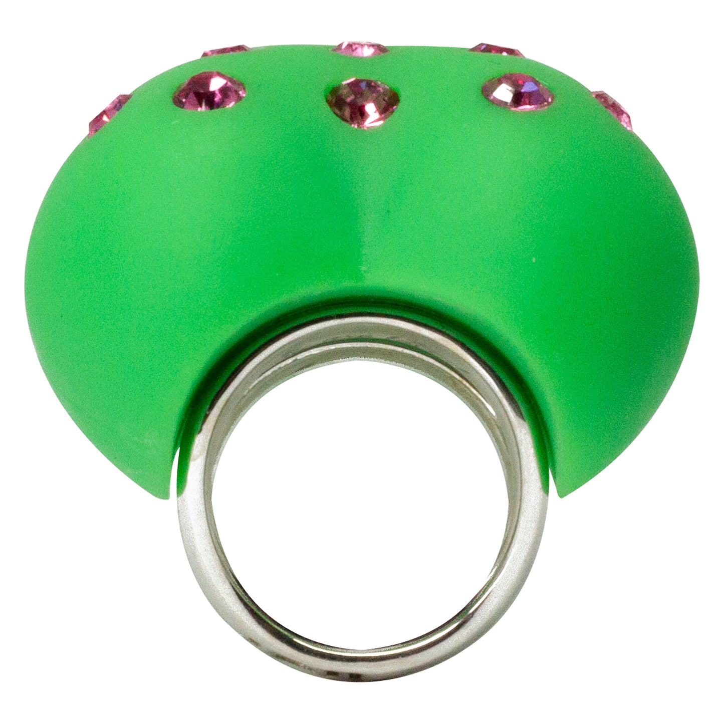 Watermelon Heart Puff Ring