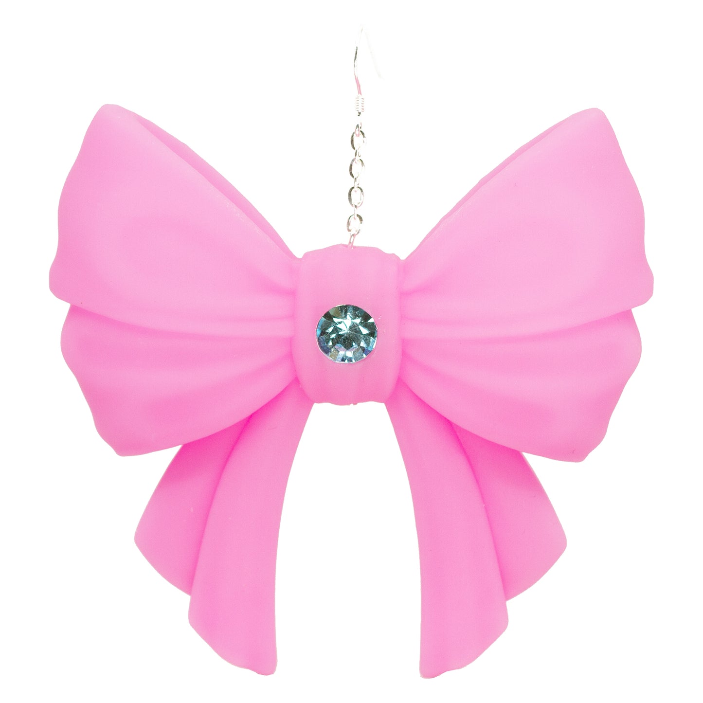 Luna Bow Puff Earrings