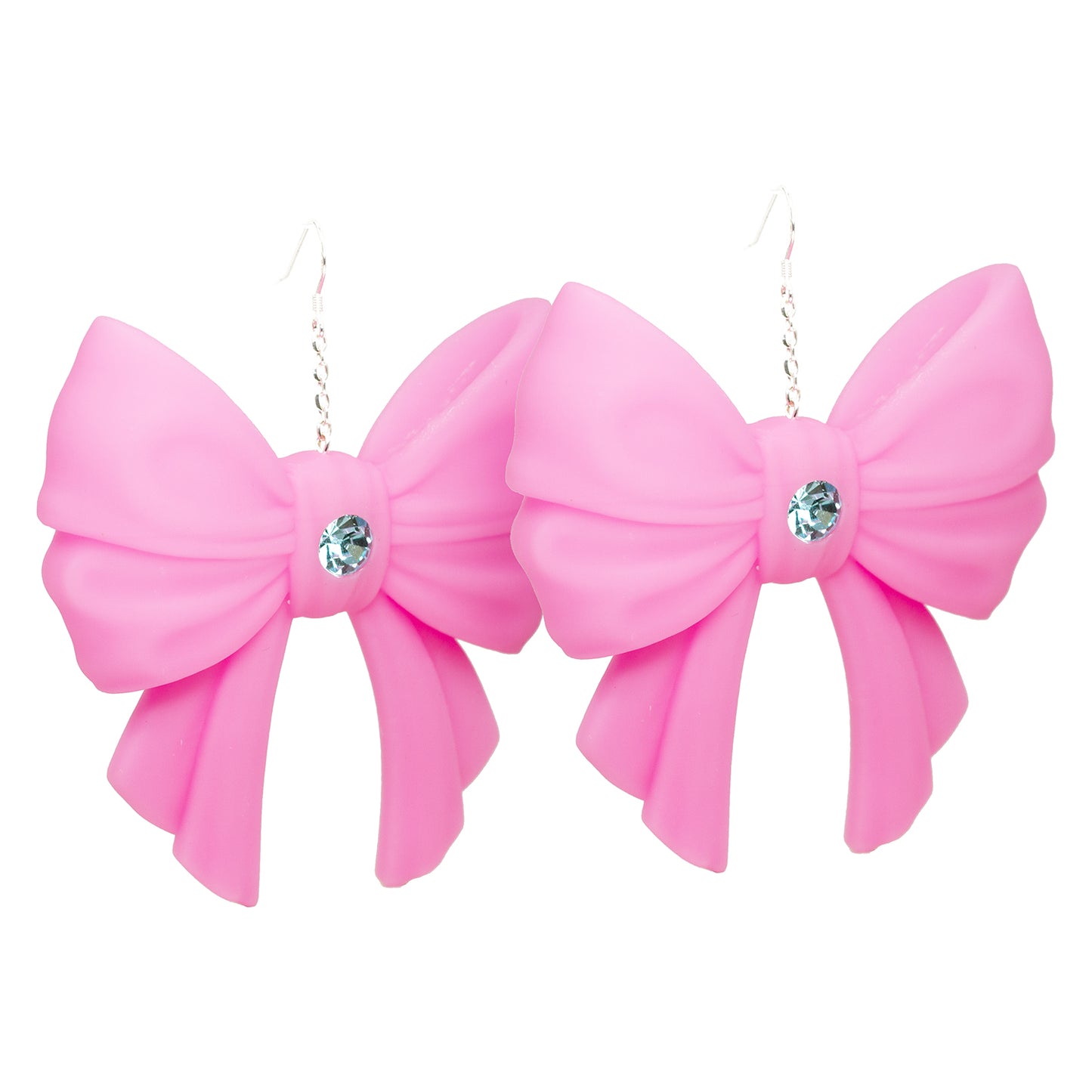 Luna Bow Puff Earrings