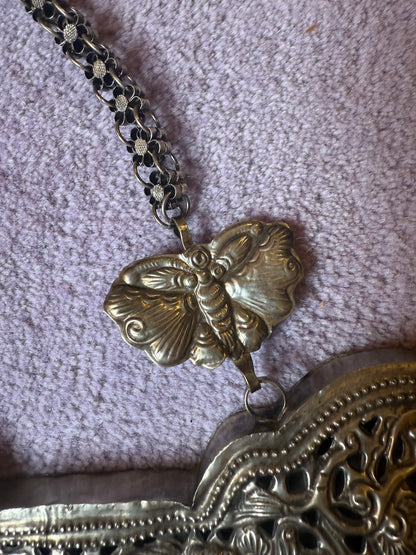 Iris Apfel's Vintage Highly Documented Monumental Chinese Miao Jingle Necklace