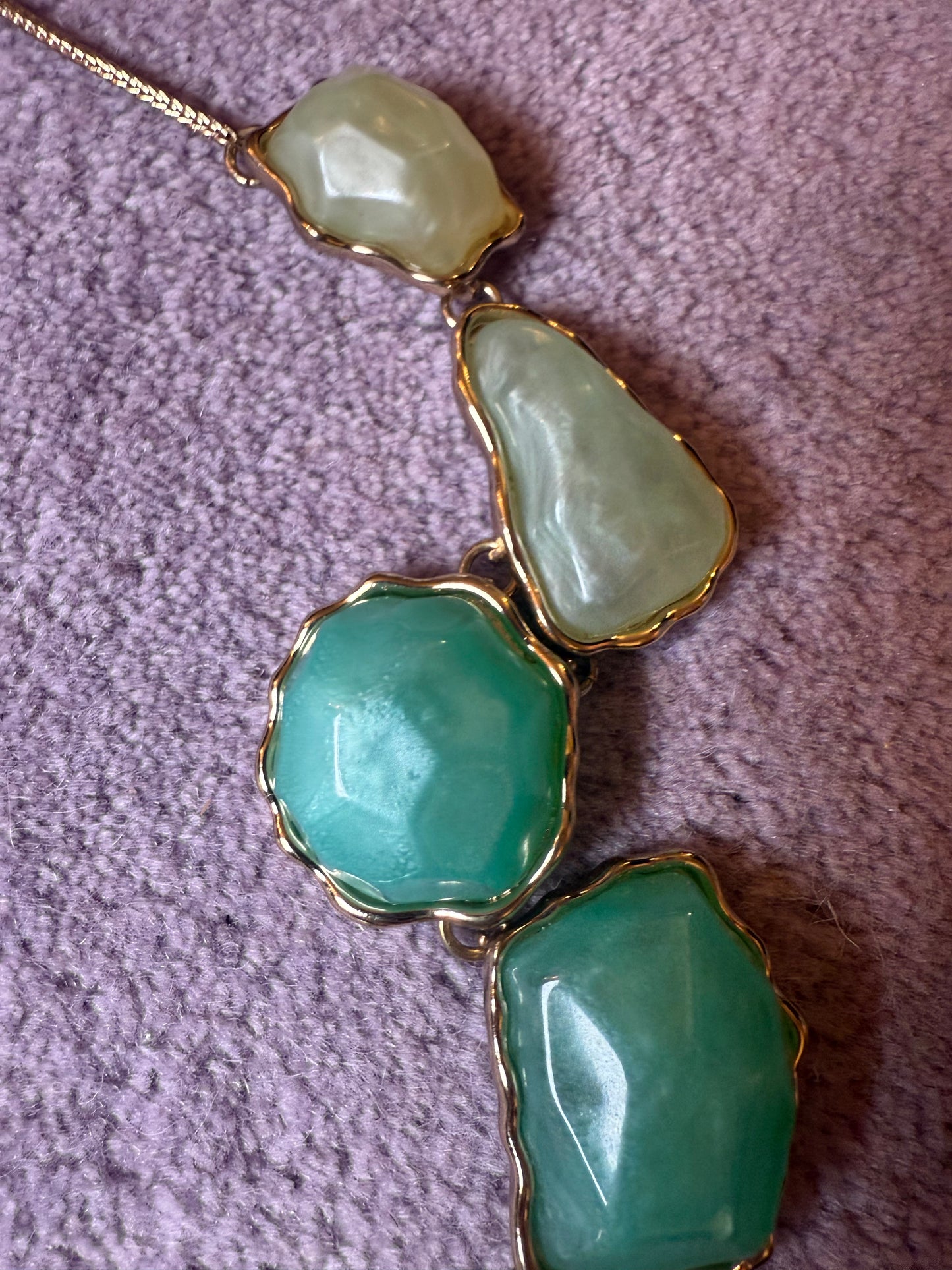 Iris Apfel's Vintage Huge Pastel Chunky Cabochon Statement Necklace