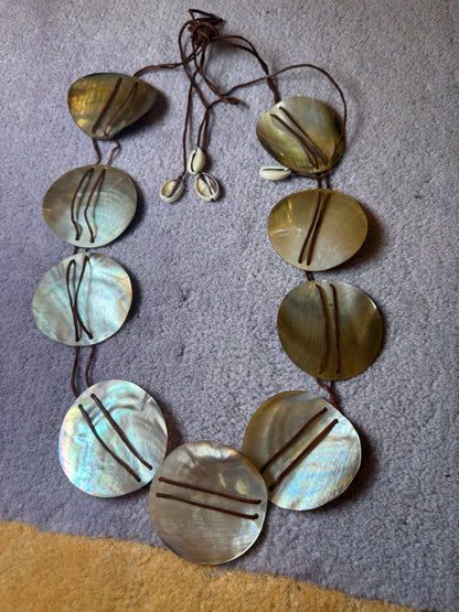 Iris Apfel's Vintage Massive Shell Necklace