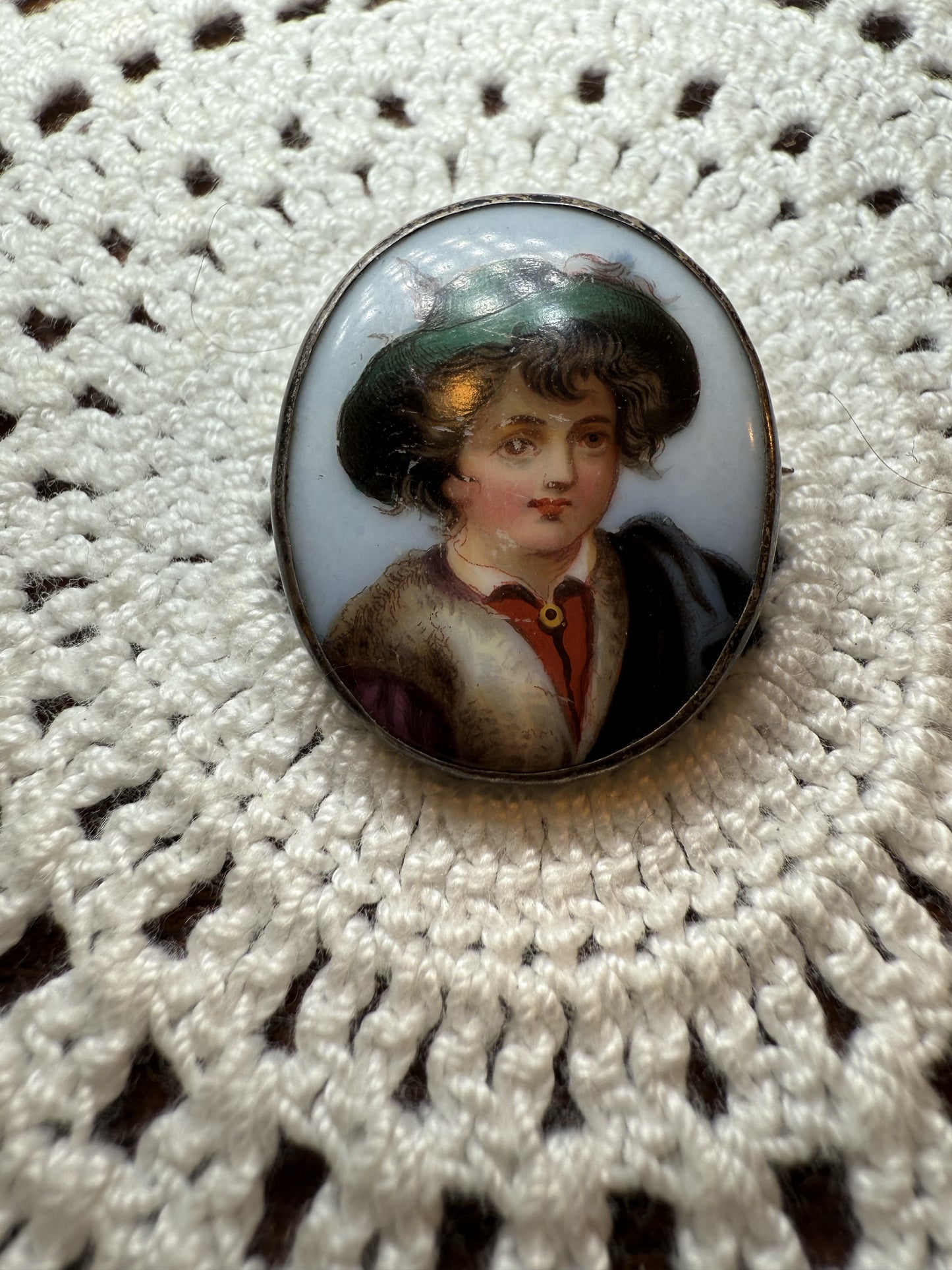 Antique Victorian Little Lad Pin