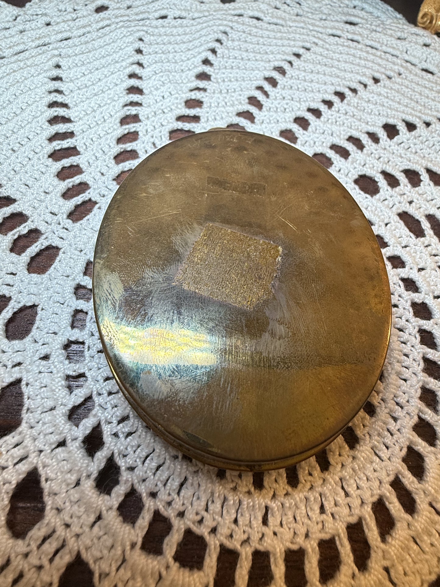 Antique 19th Century Ruth Portrait Miniature Pendant