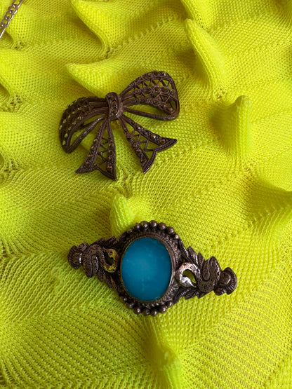 Vintage Sterling Silver Swan Brooch