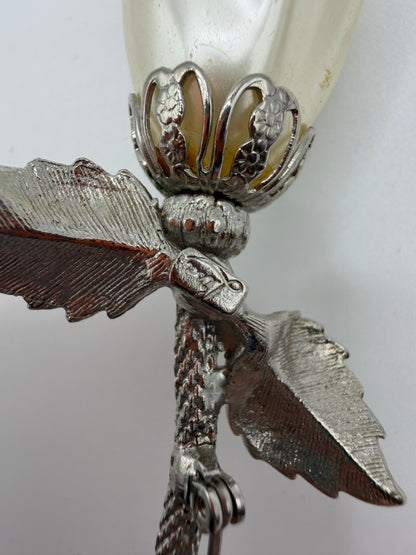 Vintage Lisa Mid-Century Giant Pearl Flower Brooch