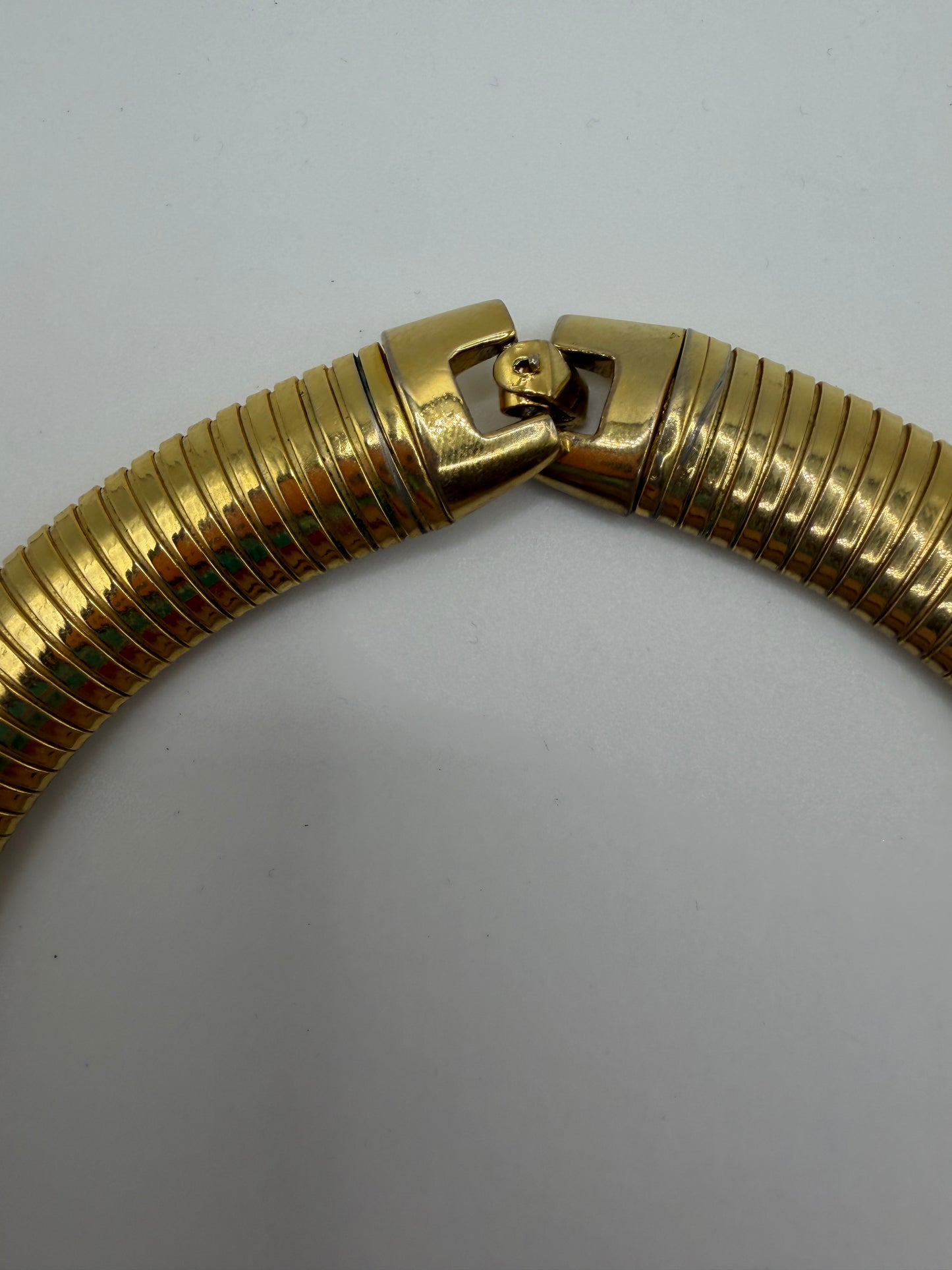 Vintage Rare Kenneth Jay Lane Roman Coin Tubogas Necklace