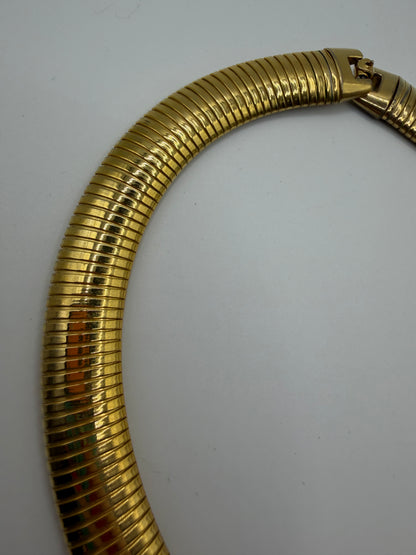 Vintage Rare Kenneth Jay Lane Roman Coin Tubogas Necklace